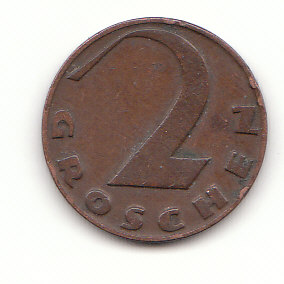  2 Groschen Österreich 1928 (G230)   