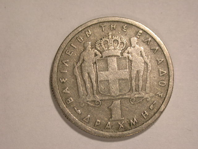  12058 Griechenland  1 Drachme 1954  in sehr schön Rf   