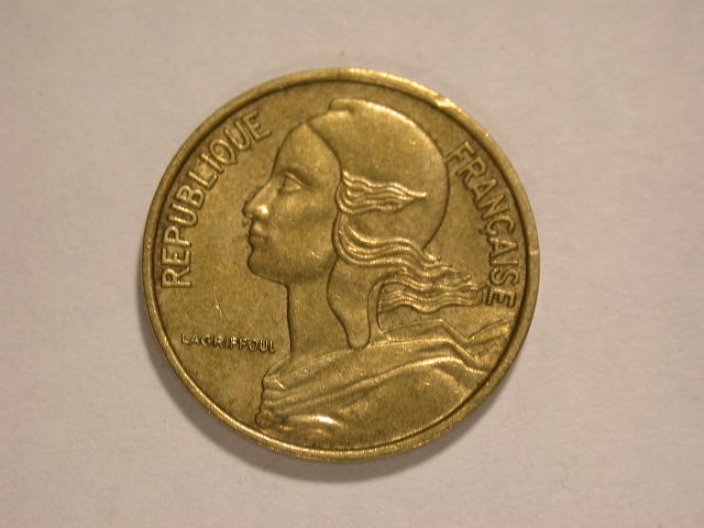  12058  Frankreich  5 Centimes von 1968 in vz   