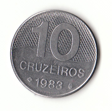  10 Cruzeiros  Brasilien 1983 (F803)   