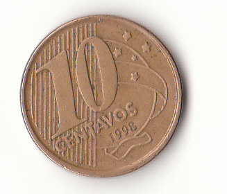 10 Centavos Brasilien 1998 (F417)