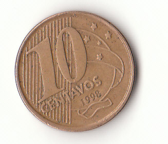  10 Centavos  Brasilien 1998 (F417)   