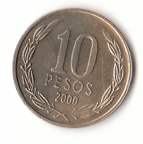  10 Pesos Chile 2000 (G072)   