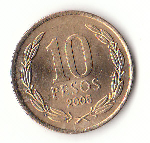  10 Pesos Chile 2005 (F452)   