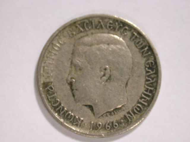  12060 Griechenland 1 Drachme von 1966 in sehr schön   