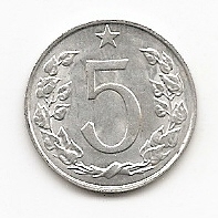  Tschechoslowakei 5 Heller 1966 #526   