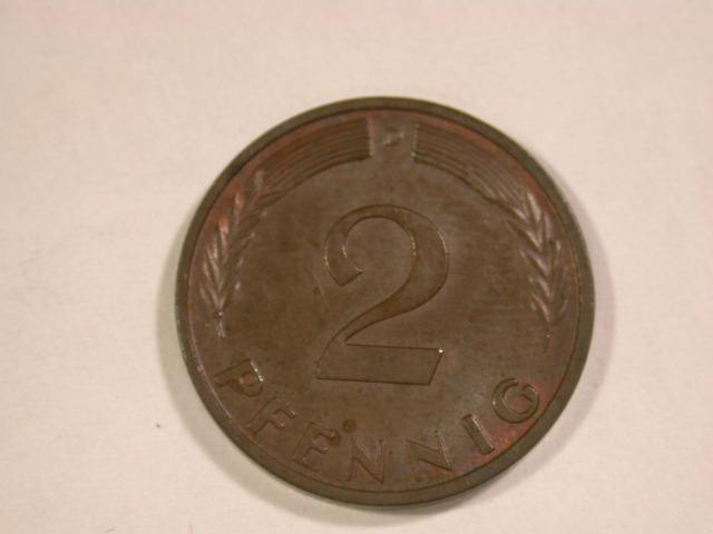  13002  BRD 2 Pfennig  1962 D in vz/vz-st   