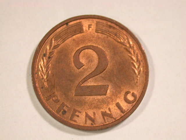  13002  BRD 2 Pfennig  1969 F  in vz-st   