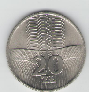  20 Zloty Polen 1974 unzirkuliert (k116)   