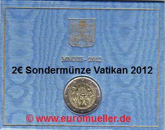 Vatikan ...2 Euro Sondermünze 2012...Weltfamilientreffen   