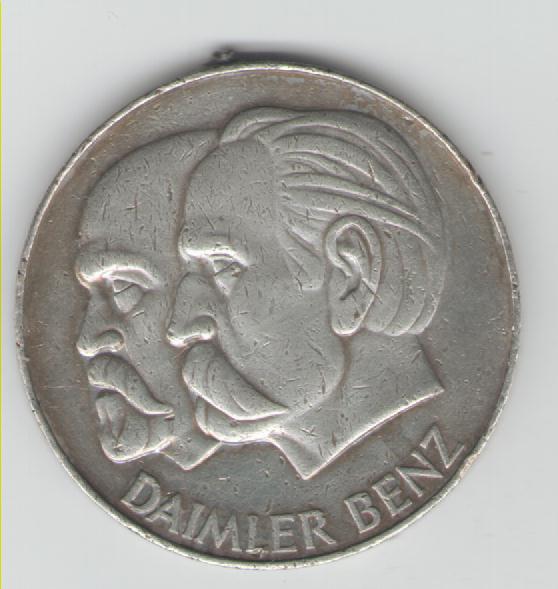  Medaille auf Daimler und Benz(k119)   