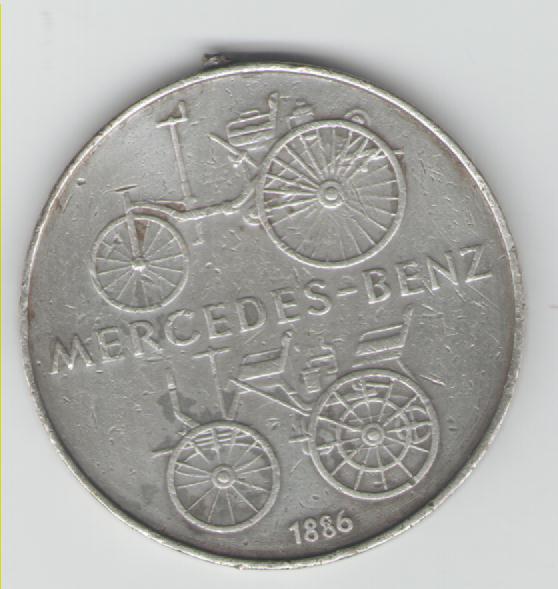  Medaille auf Daimler und Benz(k119)   