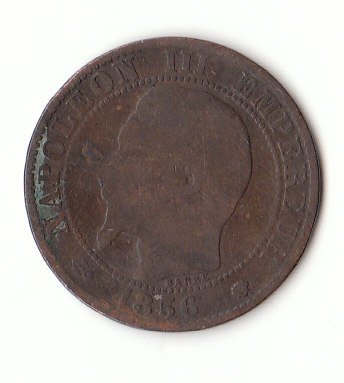  Frankreich 5 Centimes 1856 (F115)   