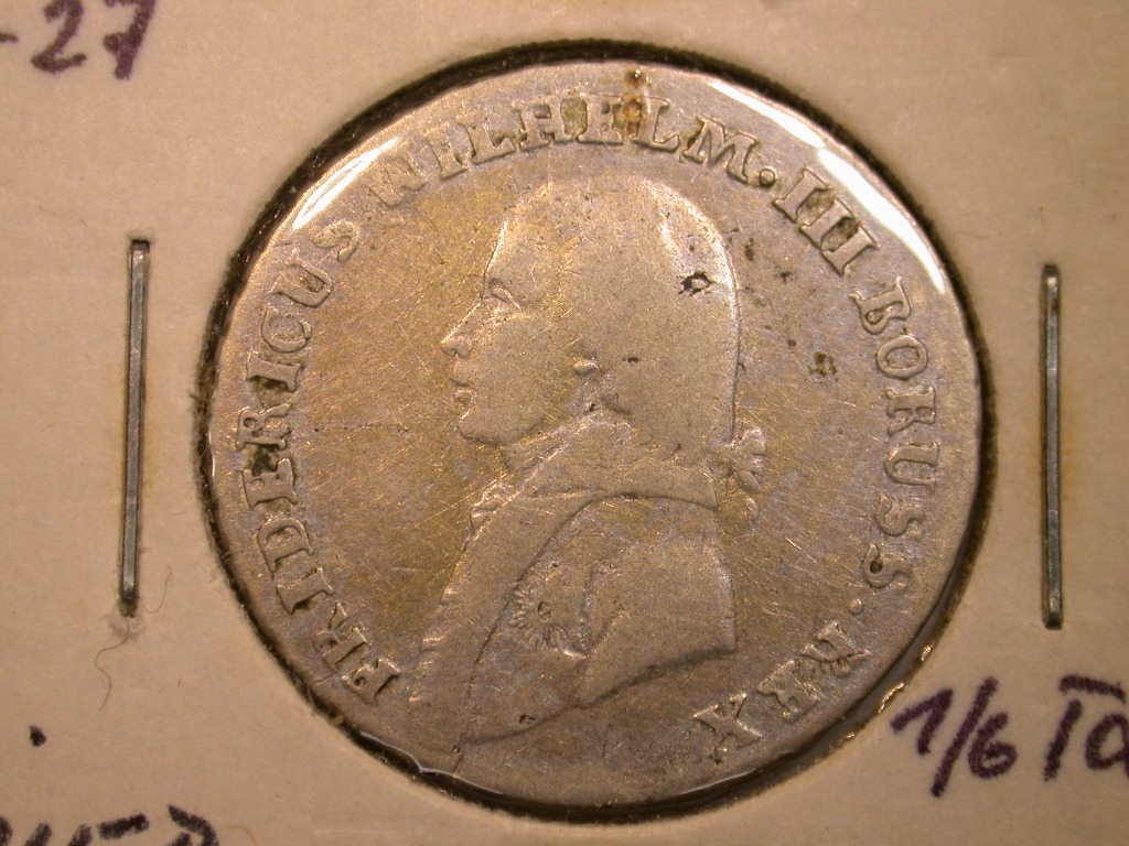 13004 Preussen 1804 Breslau 4 Groschen o. 1/6 Taler in schön/sehr schön