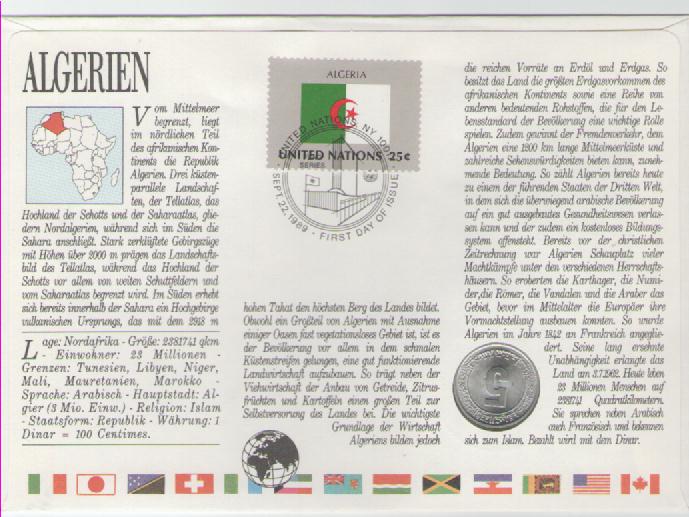 Numisbrief Algerien(k121)   
