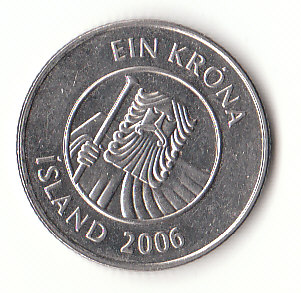  1 Krona Island 2006 (G263)   