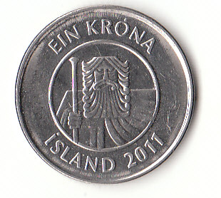  1 Krona Island 2011 (G264)   