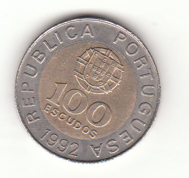  100 Escudos Portugal 1992 (G284)   