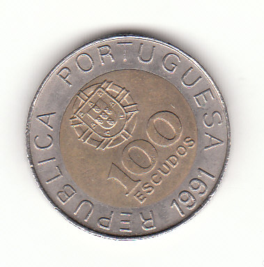  100 Escudos Portugal 1991 (G285)   