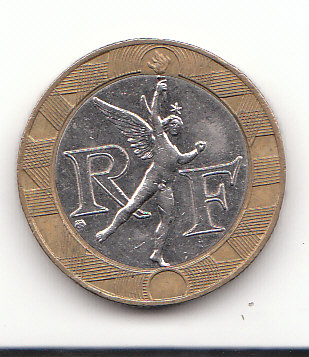  10 Francs Frankreich 1990  (G200)   