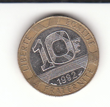  10 Francs Frankreich 1992  (F368)   