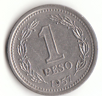 1 Peso Argentinien 1957 (G 292)