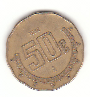  50 Centavos Mexiko 1992 (G298)   