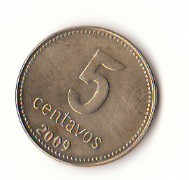  5 Centavos Argentinien 2009 (G305)   