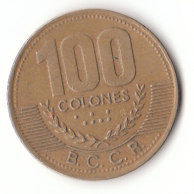  100 Colones Costa Rica 1998 (G315)   