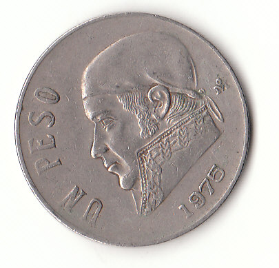  1 Peso Mexiko 1975 (G317)   