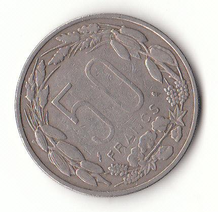  50 Franc Zentralafrikanische Staaten 1961 (G336)   