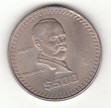  500 Pesos Mexiko 1987 (G342)   