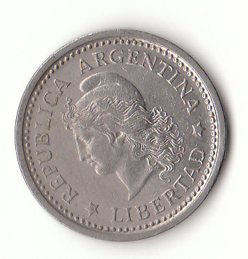 1 Peso Argentinien 1959 (G351)   