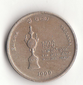 5 Rupees Sri Lanka /Ceylon 1999 (G358)