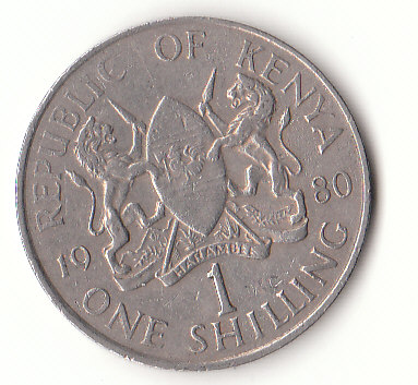  1 Schilling Kenia 1980 (G400)   