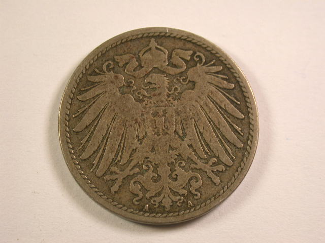  13005  KR   10 Pfennig  1897 A  in schön/sehr schön   
