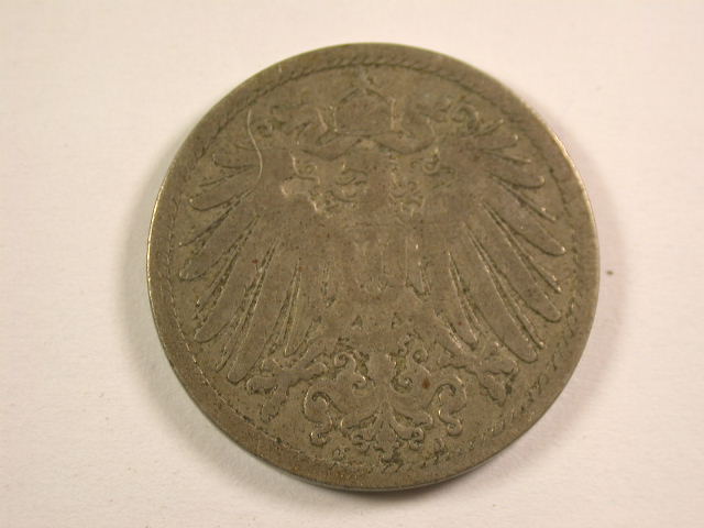  13005  KR   10 Pfennig  1899 J  in schön/sehr schön  Seltener !!   