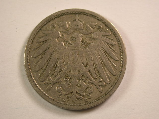  13005  KR   10 Pfennig  1900 E  in  sehr schön   