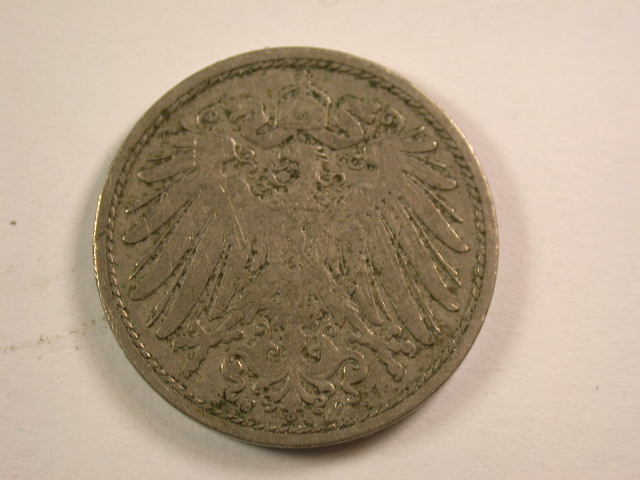  13005  KR   10 Pfennig  1900 F  in  fast sehr schön   