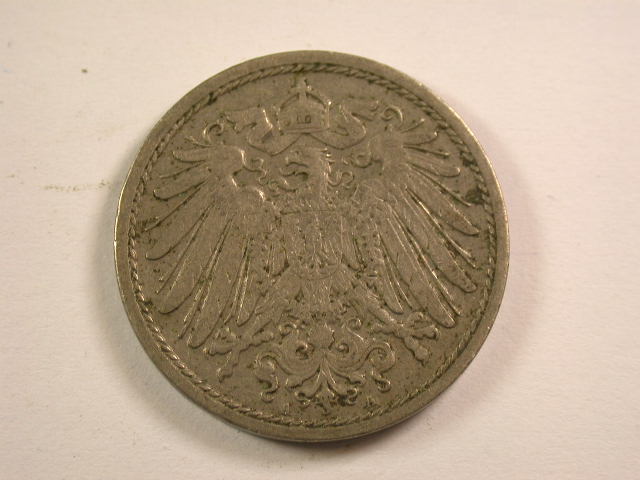  13005  KR   10 Pfennig  1906 A  in   sehr schön   