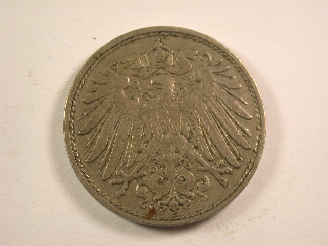  13005  KR   10 Pfennig  1907 F  in   sehr schön  Orginalbilder   