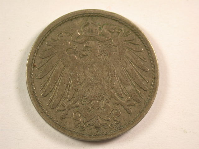  13005  KR   10 Pfennig  1908 G  in   sehr schön  Orginalbilder   