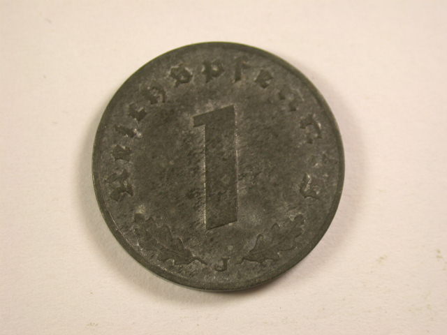 13005 3.Reich 1 Pfennig 1942 J in vz !! Orginalbilder