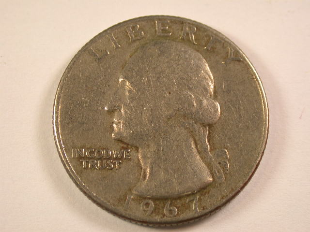  13006 USA  1/4 Dollar  1967 in sehr schön   