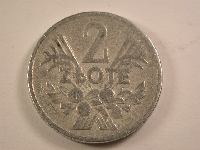 13006 Polen 2 Zloty 1960 in ss
