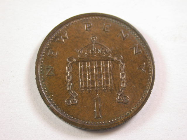  13006 Großbritanien Elizabeth  New Penny  1971 vz-st/f.st   