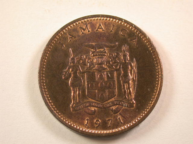  13006 Jamaika  1 Cent 1971 FAO  F.A.O in vz-st/f.st   