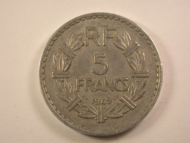  13006 Frankreich  5 Francs  1949  in sehr schön ++   