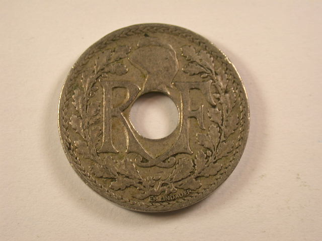  13006 Frankreich  10 Centimes von 1923  in ss  Orginalfoto   