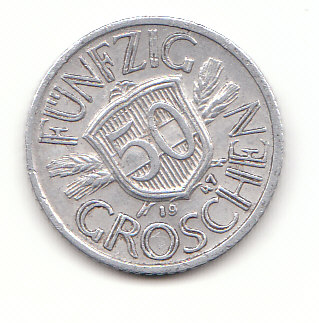  50 Groschen Österreich 1947 (F1000))   